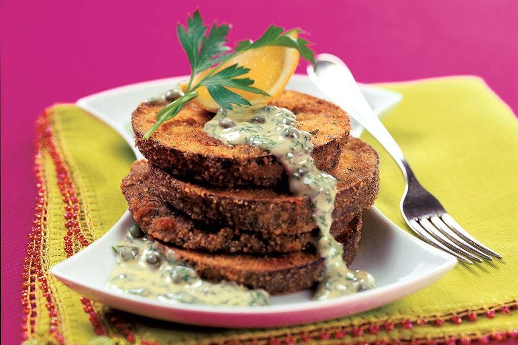 Eggplant and Portobello Schnitzel Recipe