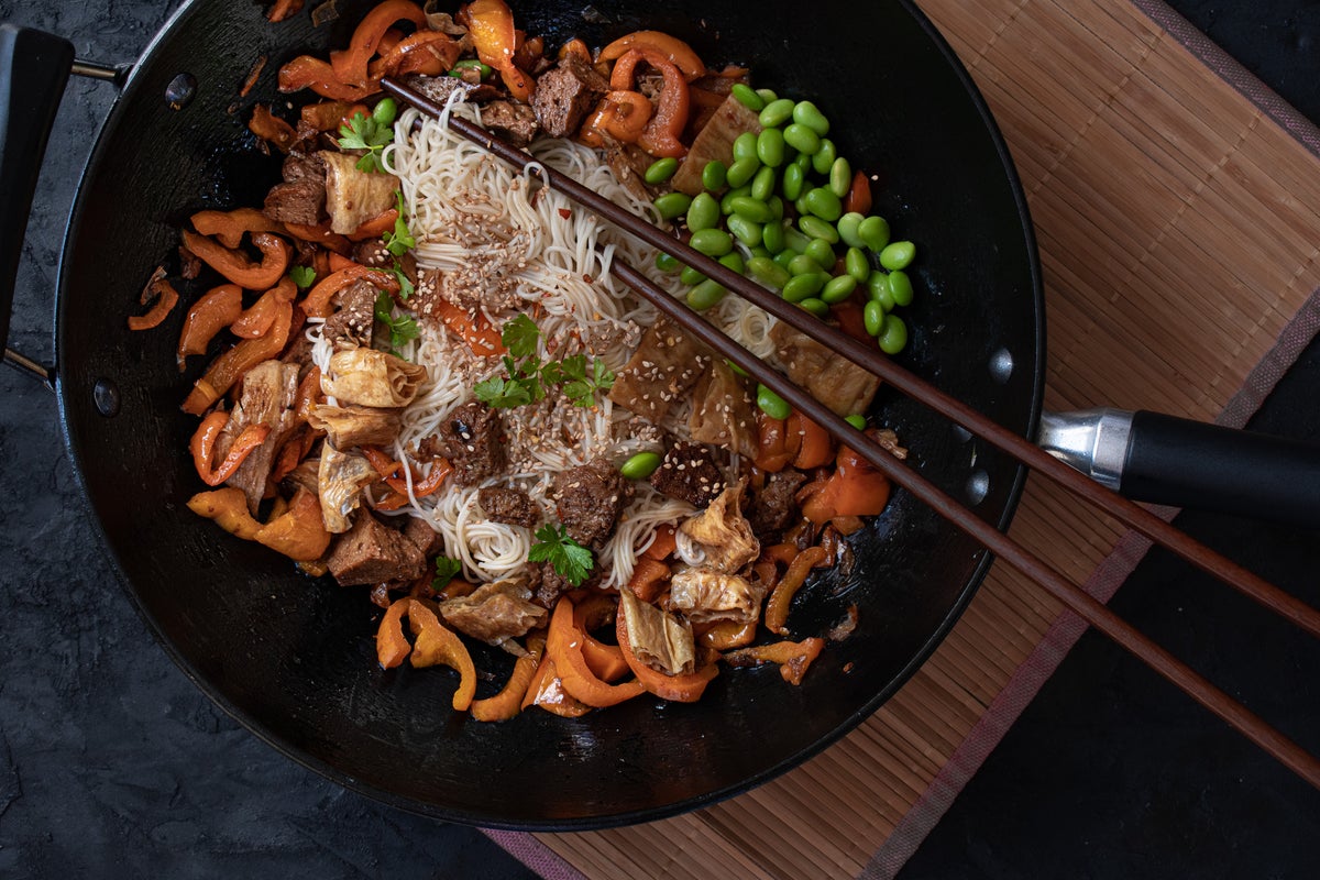 Glazed Seitan Stir Fry Recipe