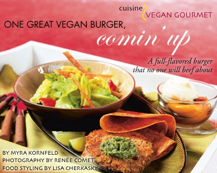 "One Great Vegan Burger