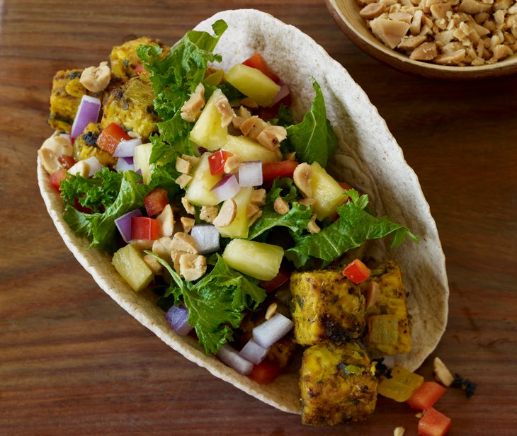 Jamaican Curried Tempeh Tacos None