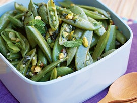 Sugar snap pea salad with lemon and parmesan — Cooks Without Borders