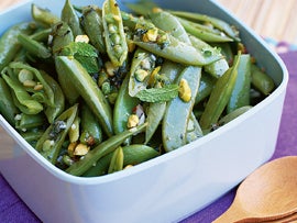 Sugar Snap Pea & Lentil Salad with Mint Vinaigrette –