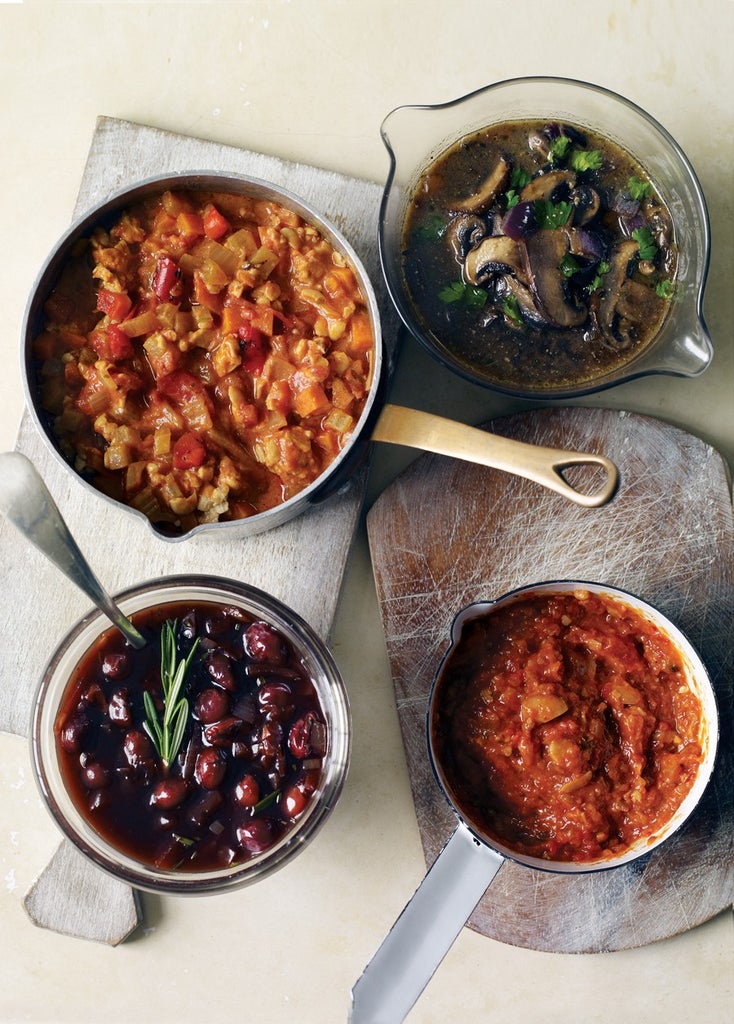 Balsamic Port Sauce with Dried Cherries and Rosemary Recipe