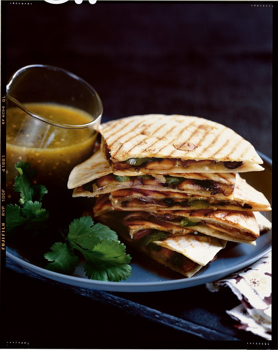 Mushroom-Manchego Quesadillas Recipe