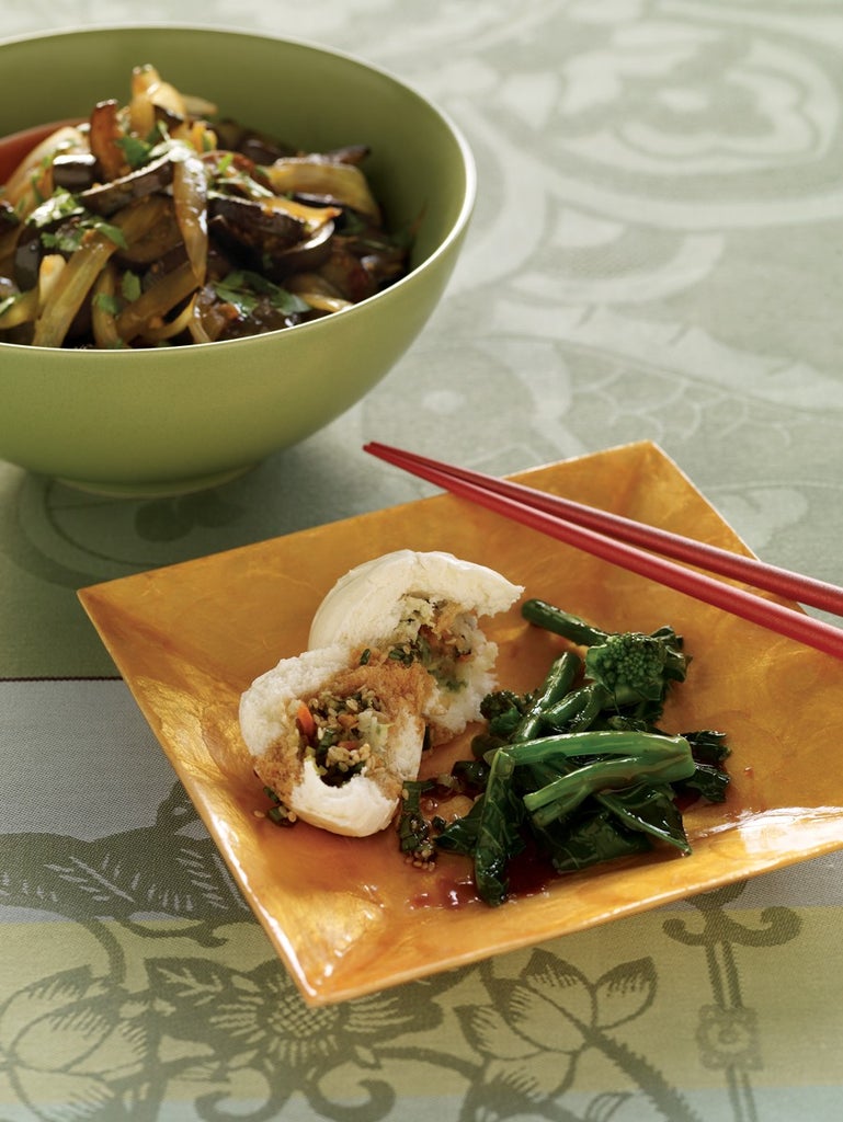 Gai Lan with Vegetarian Oyster Sauce Recipe