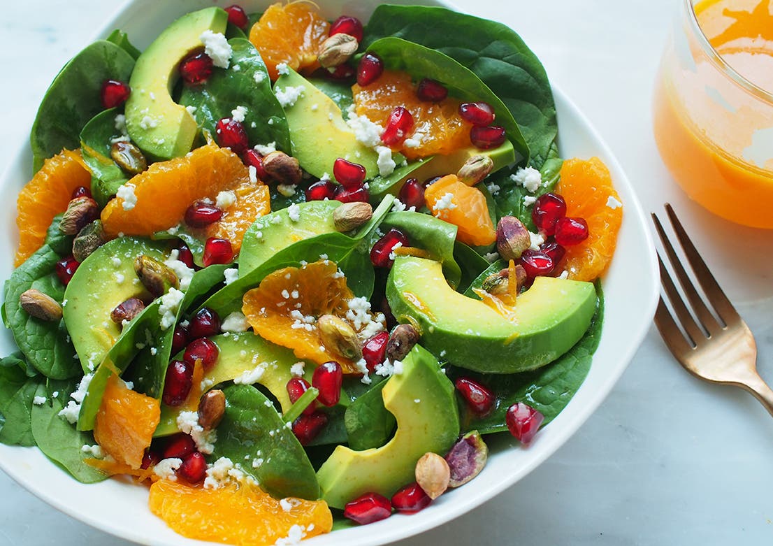 Burst of Spring Spinach Salad None