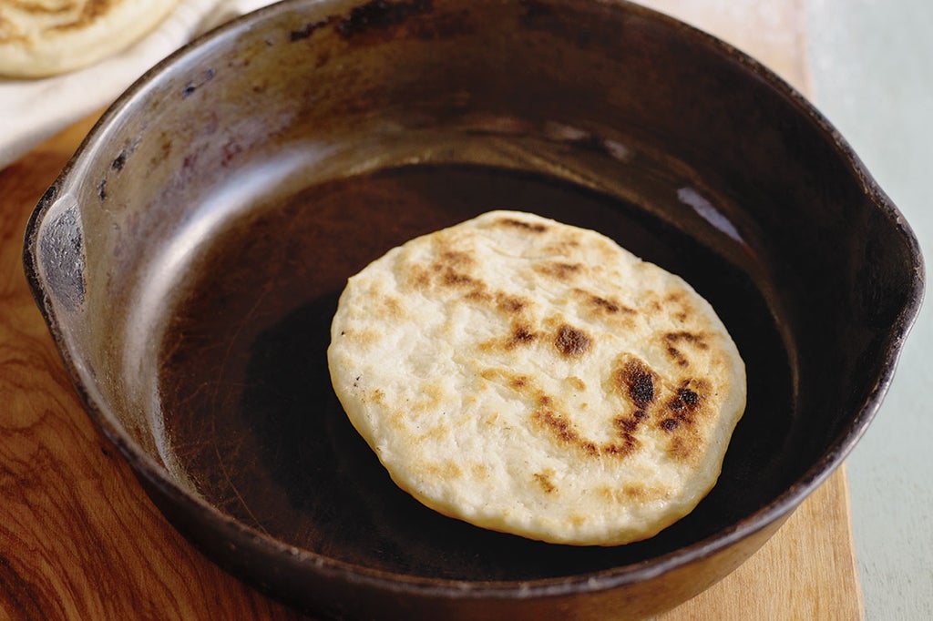 CastIron Skillet Pita Bread Recipe Vegetarian Times