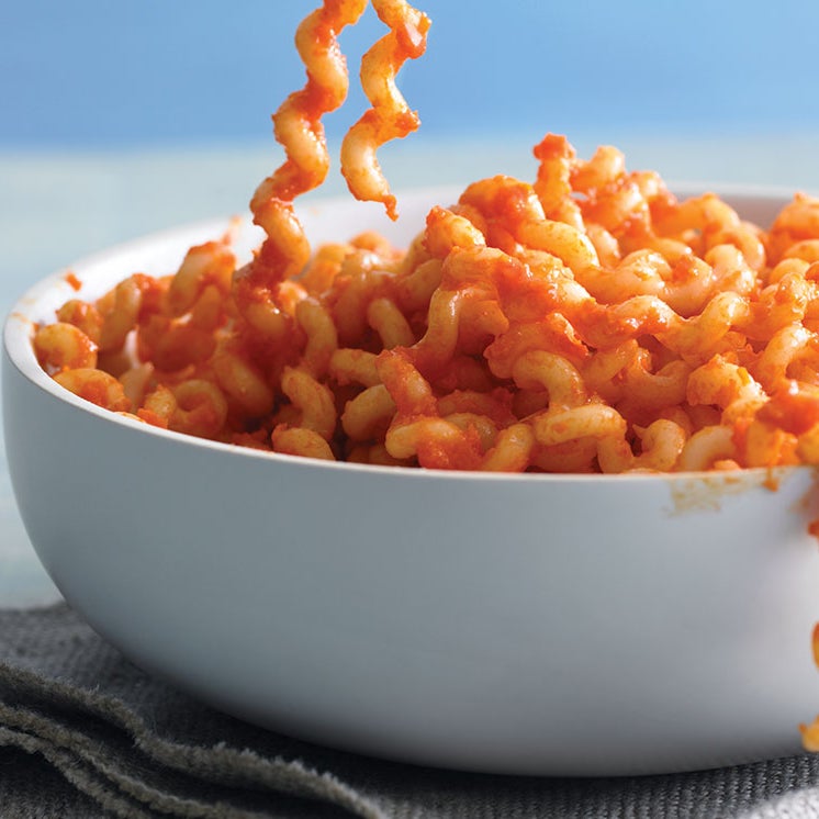 Fusilli Bucati Lunghi with Roasted Red Pepper Pasta Sauce-image