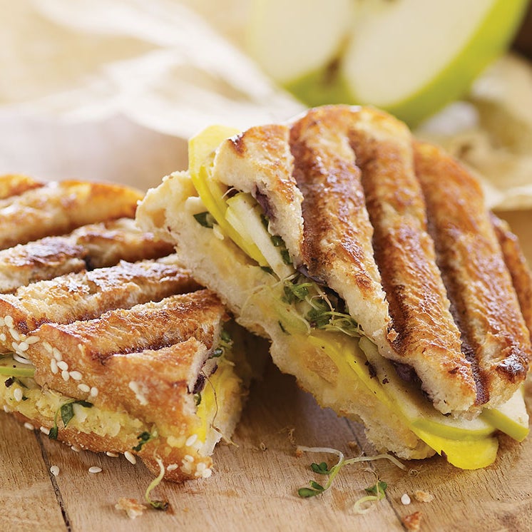 Chickpea, Beet, and Apple Panini-image