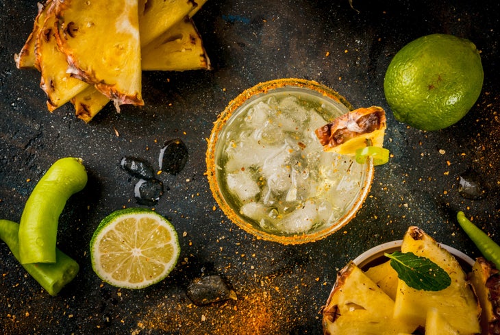 spicy pineapple cocktail None