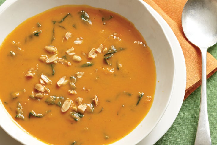 nutty-sweet-potato-soup-with-harissa-and-spinach-oct-2011 None