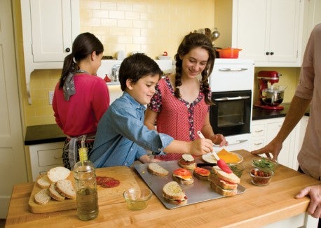 kids cooking None