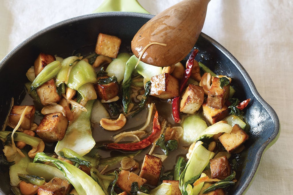 Baby Bok Choy and Tofu in Marmalade Sauce Recipe