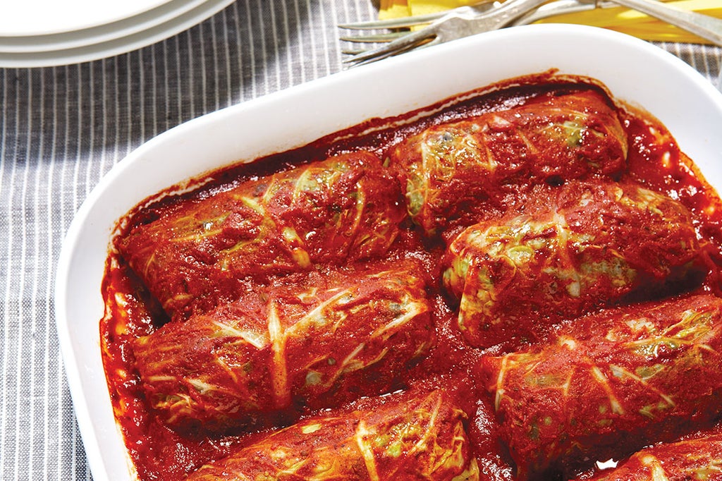 Middle Eastern Stuffed Cabbage Rolls Recipe