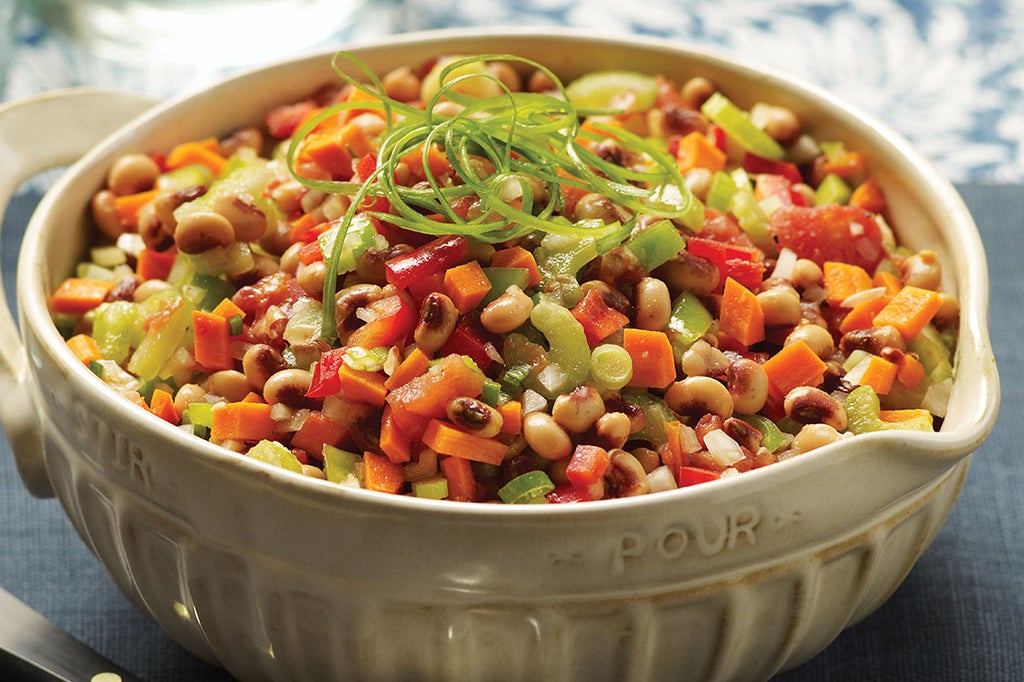 BlackEyed Pea and Stewed Tomato Salad Recipe