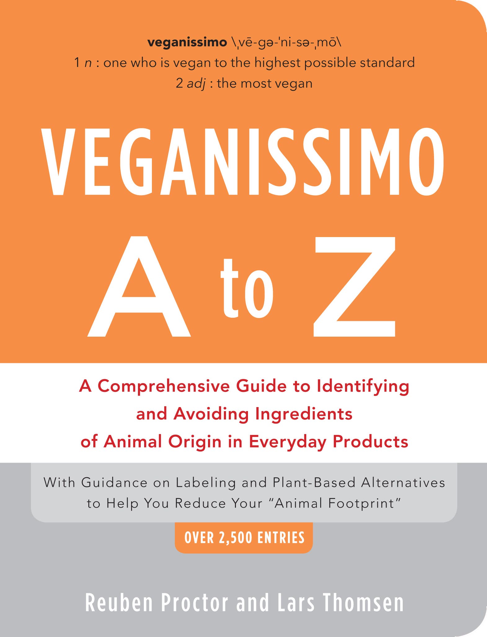 Veganissimo A to Z.Cover None