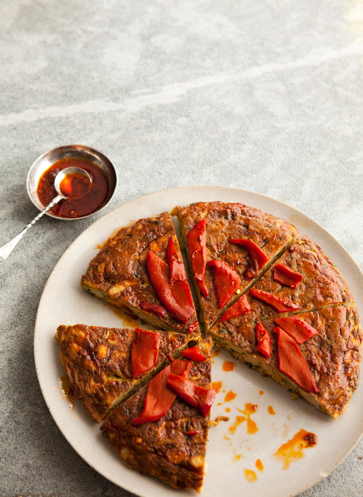 Spanish White Bean Tortilla with PiriPiri Sauce Recipe