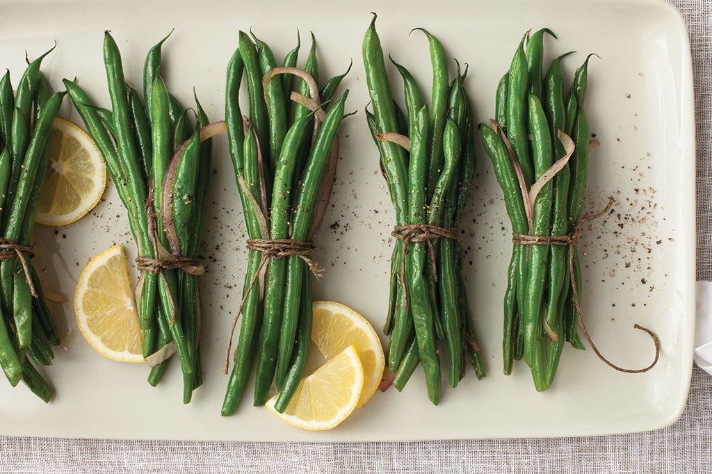 Roasted Green Bean Bundles Roasted Green Bean Bundles
