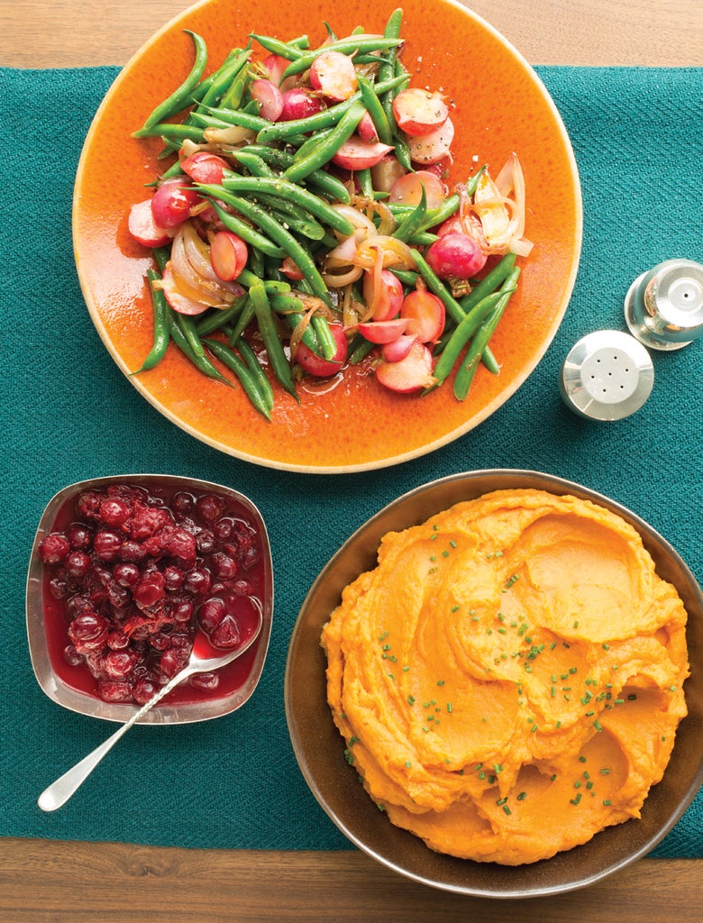Green Beans and Radishes Braised in Orange Juice Recipe