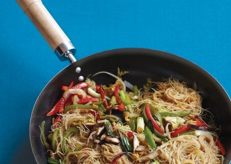 Singapore-Style Rice Noodles None