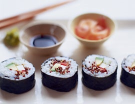 Spicy Broccoli Sprout Sushi None