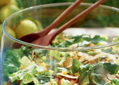 Southwestern Salad with Avocado-Lime Dressing None