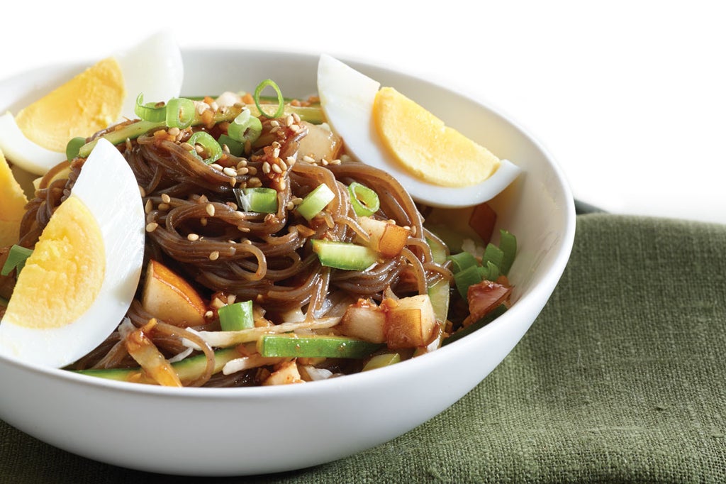 Korean Buckwheat Noodle Bowl Recipe