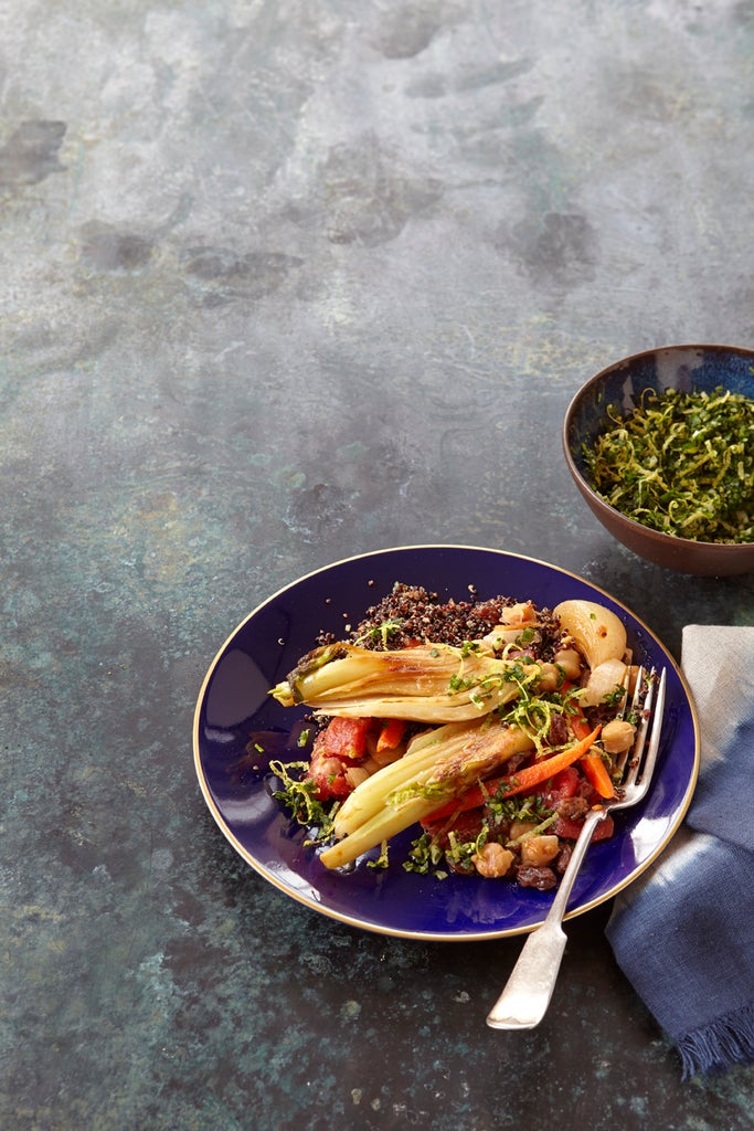 Braised Fennel and Carrots with Cilantro Gremolata Recipe