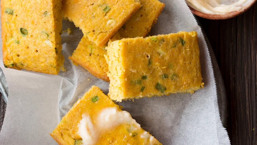 Millet Cornbread with Spicy Honey Butter Recipe