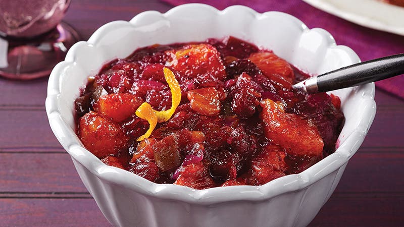 Ginger-Cranberry Chutney