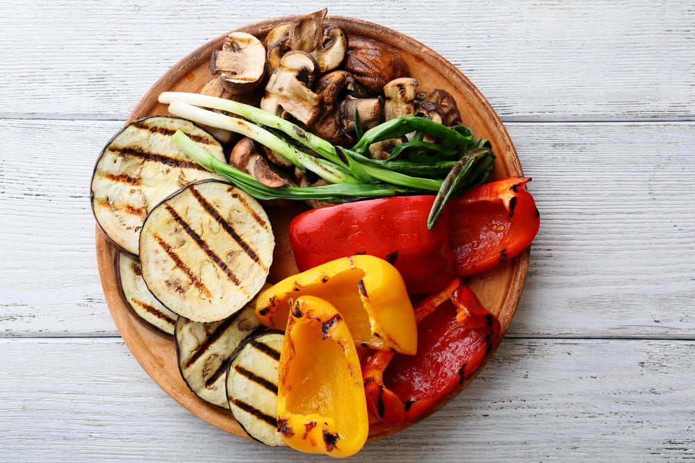 Grilled summer vegetables