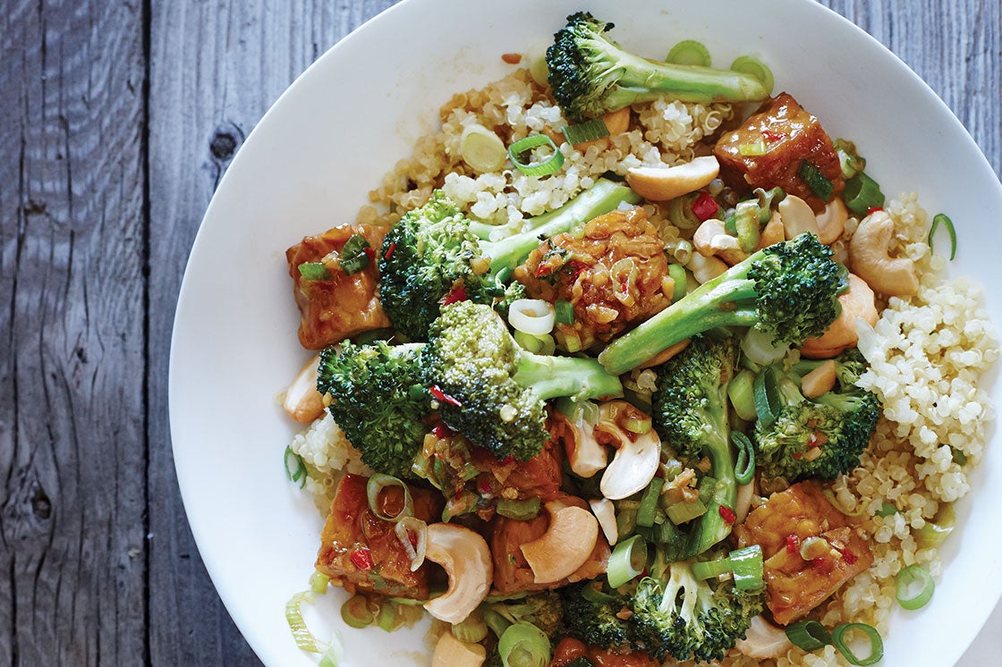 Quinoa and Roasted Broccoli Grain Bowls - Kristine's Kitchen