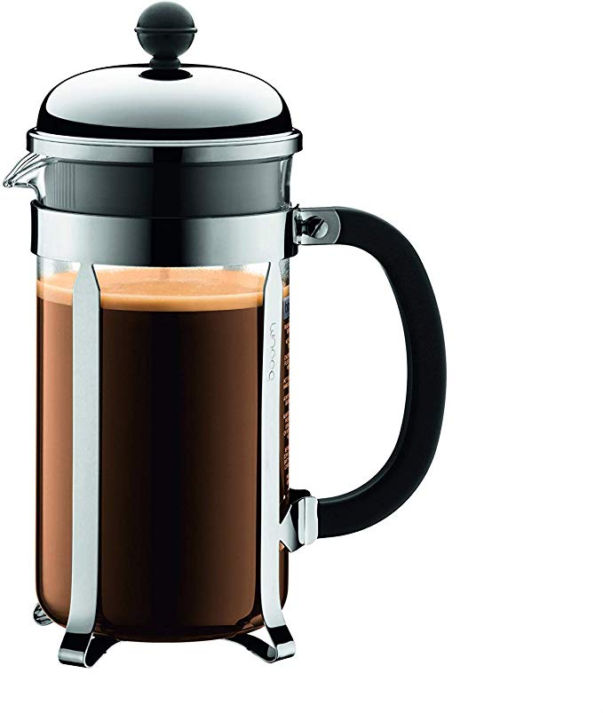 Veken French Press Double-Wall 18/10 Stainless Steel Coffee & Tea