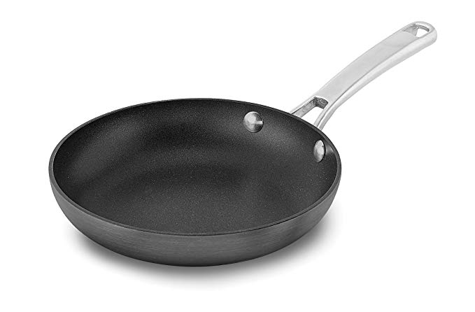 Cooks Standard Frying Omelet Pan, Classic Hard Anodized Nonstick  8-Inch/20cm Saute Skillet Egg Pan, Black 