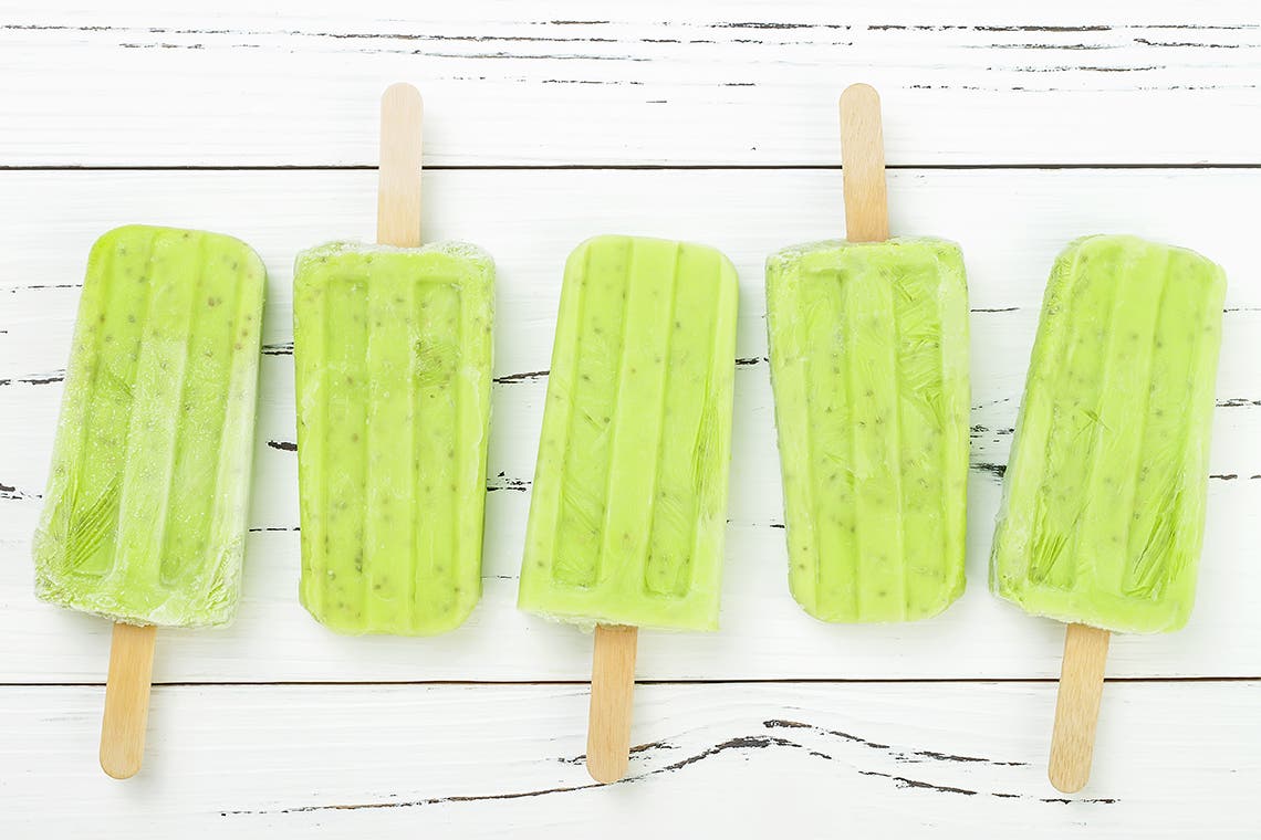 Green Tea Popsicles None