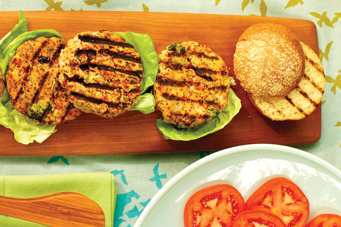 mediterranean veggie burgers