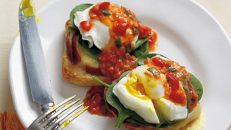 Caprese Eggs Benedict 