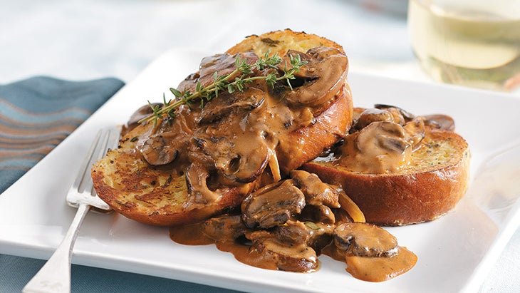 Mushroom French Toast Mushroom French Toast