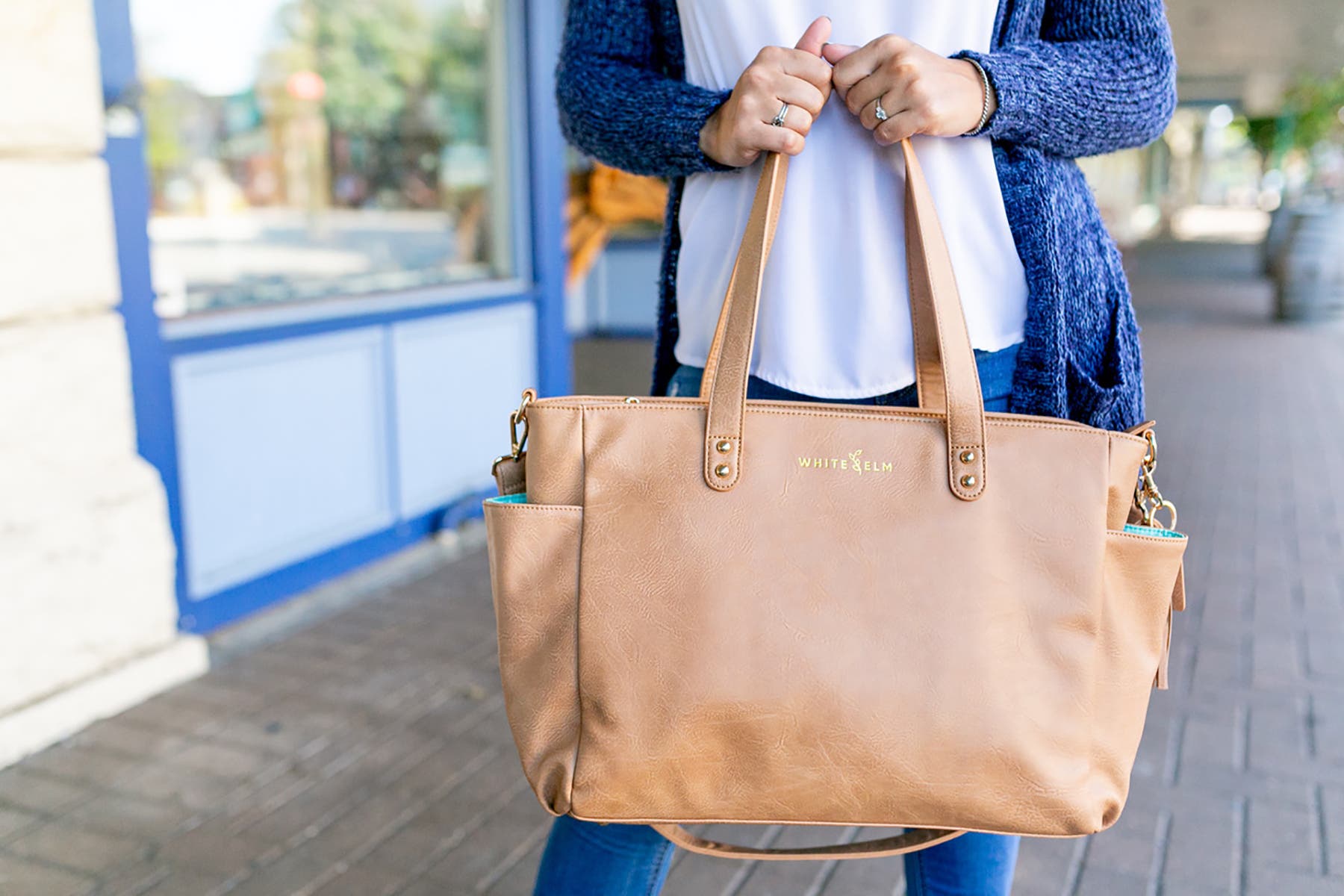 White Elm Vegan Tote Bag