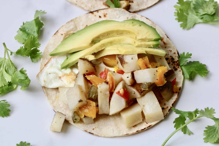 Roasted potato tacos recipe