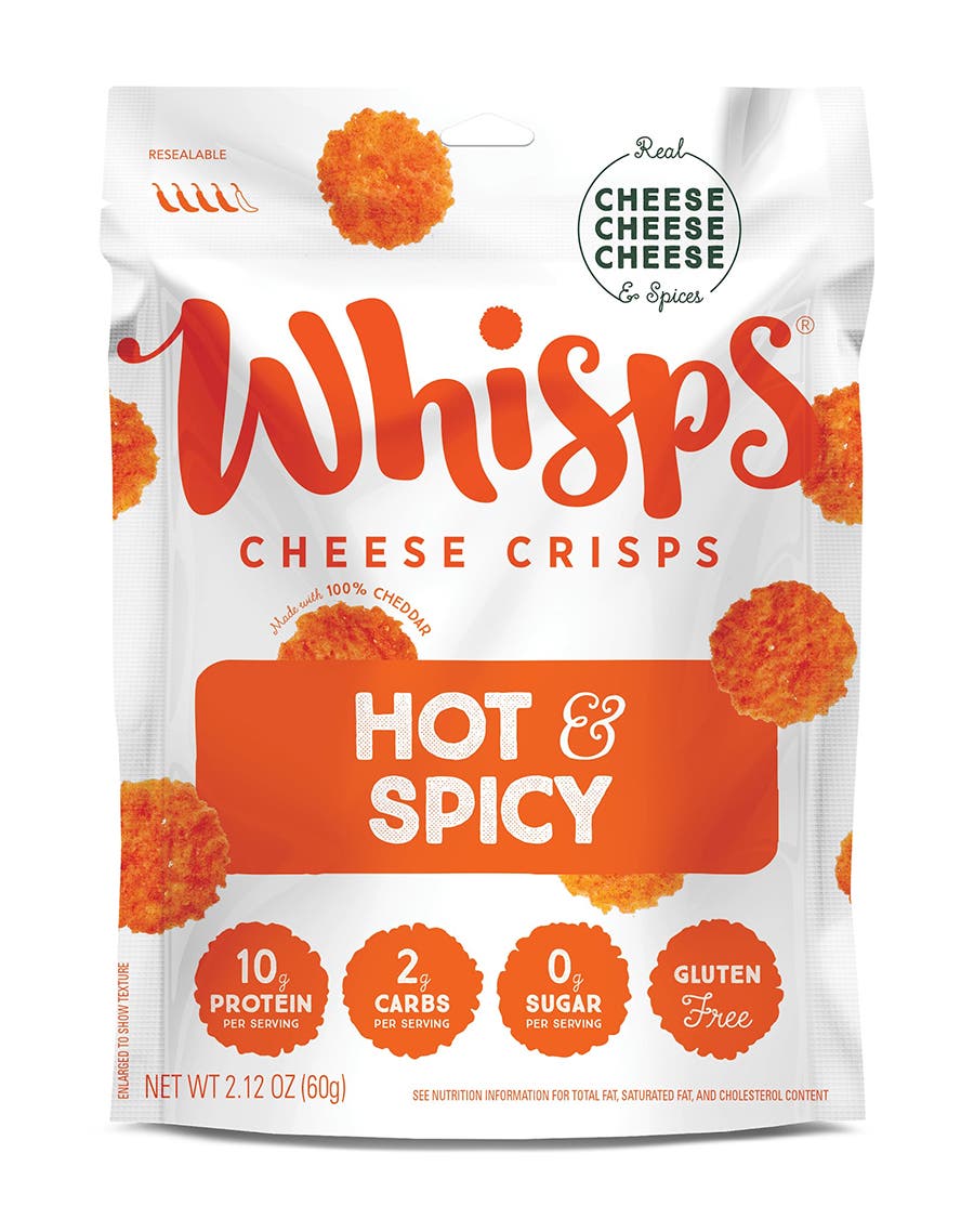 Whisps Hot & Spicy Cheese Crips