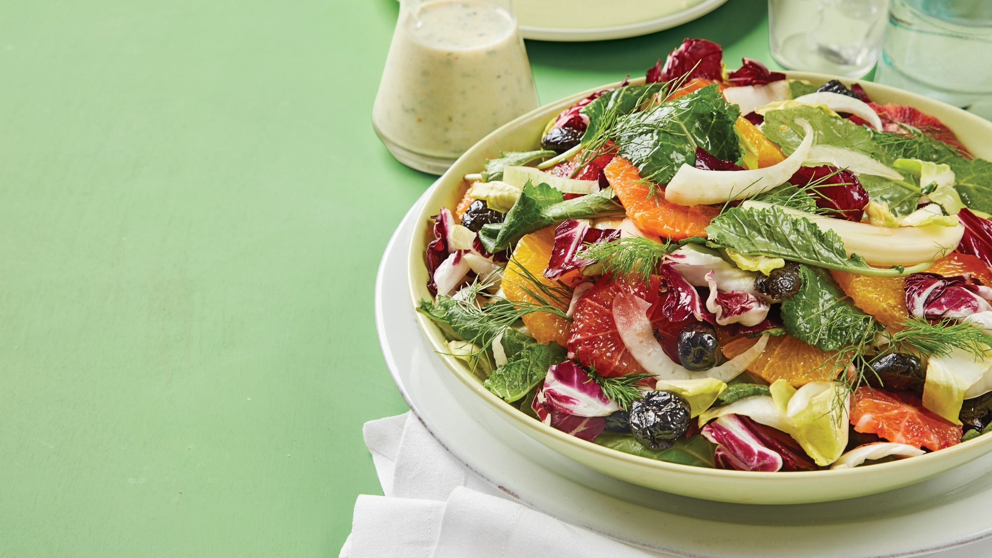 "Tricolor Salad with Oranges