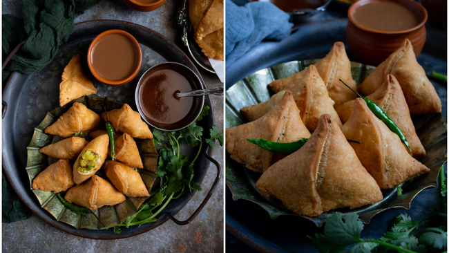 vegetable samosa duo