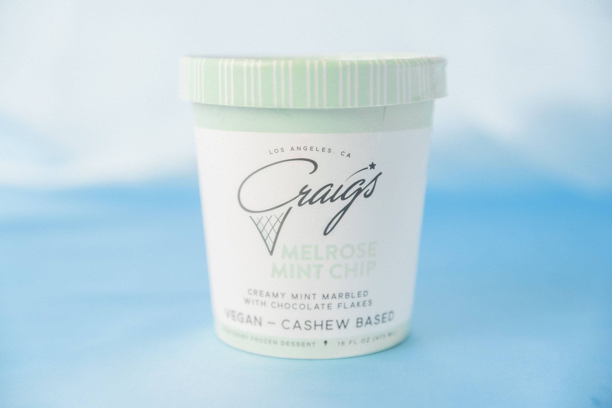 best vegan ice cream option Craig's mint chip