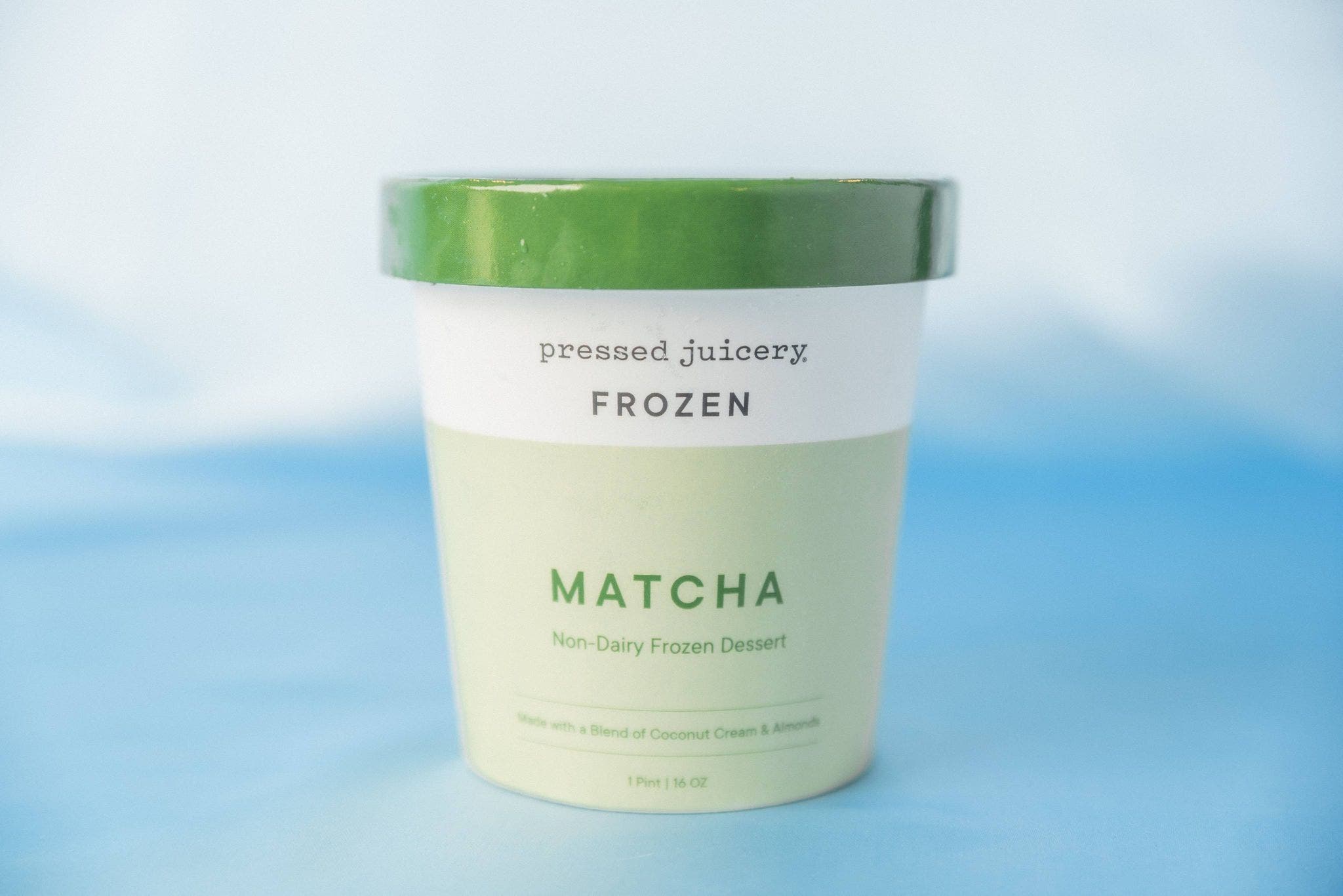 pressed juicery matcha ice cream best vegan ice cream