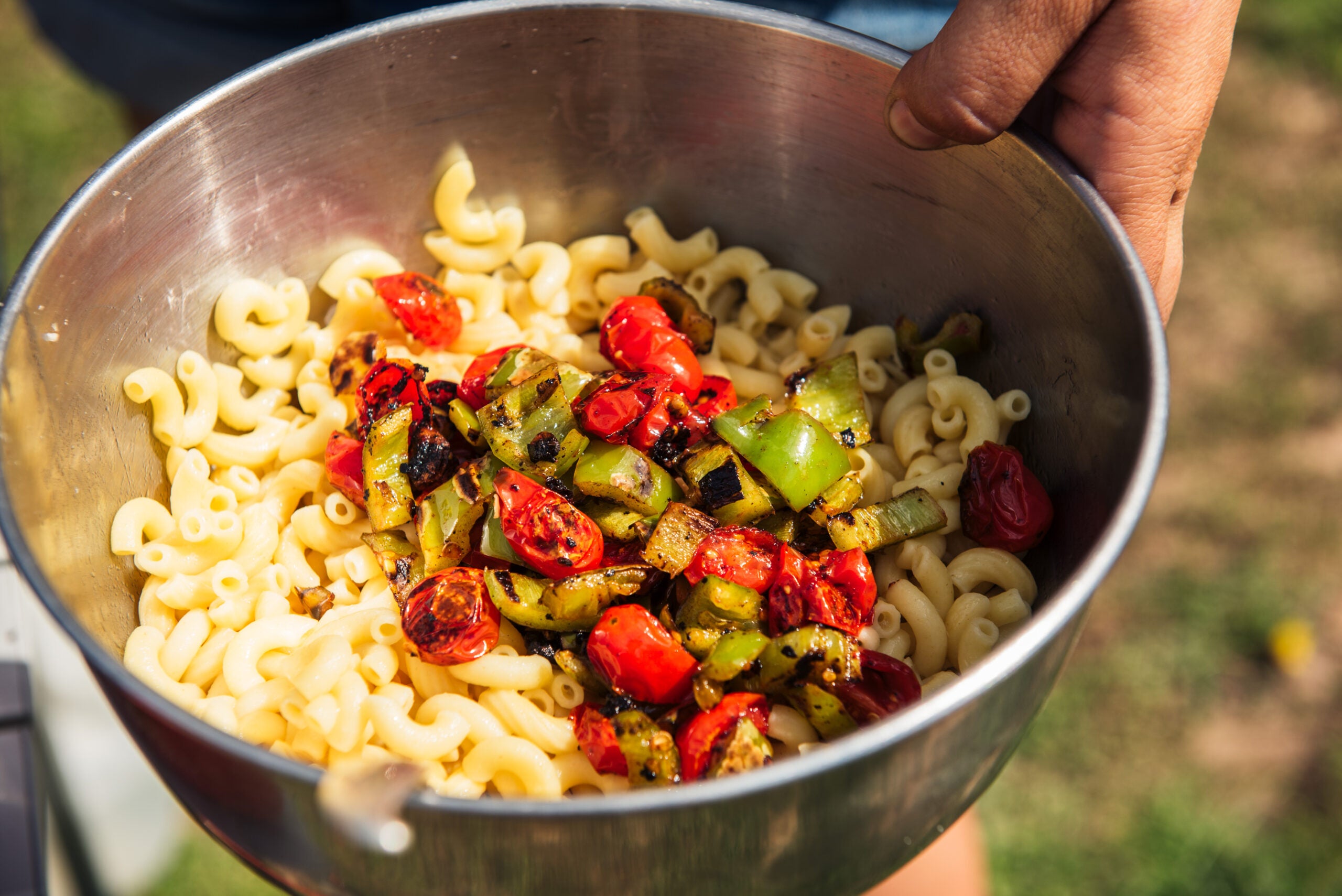 roasted tomato and pepper pasta