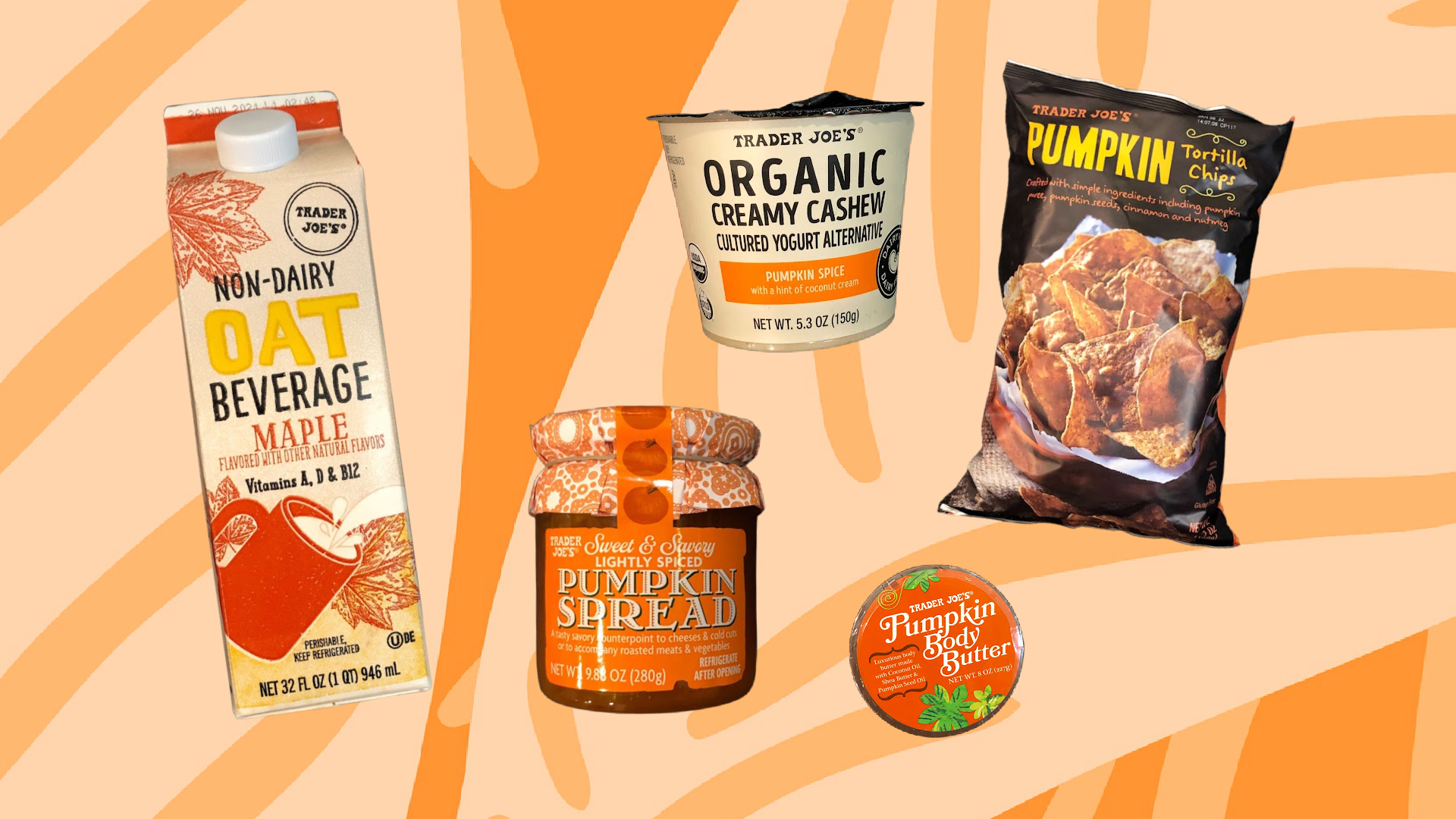 vegan Trader Joe's pumpkin products
