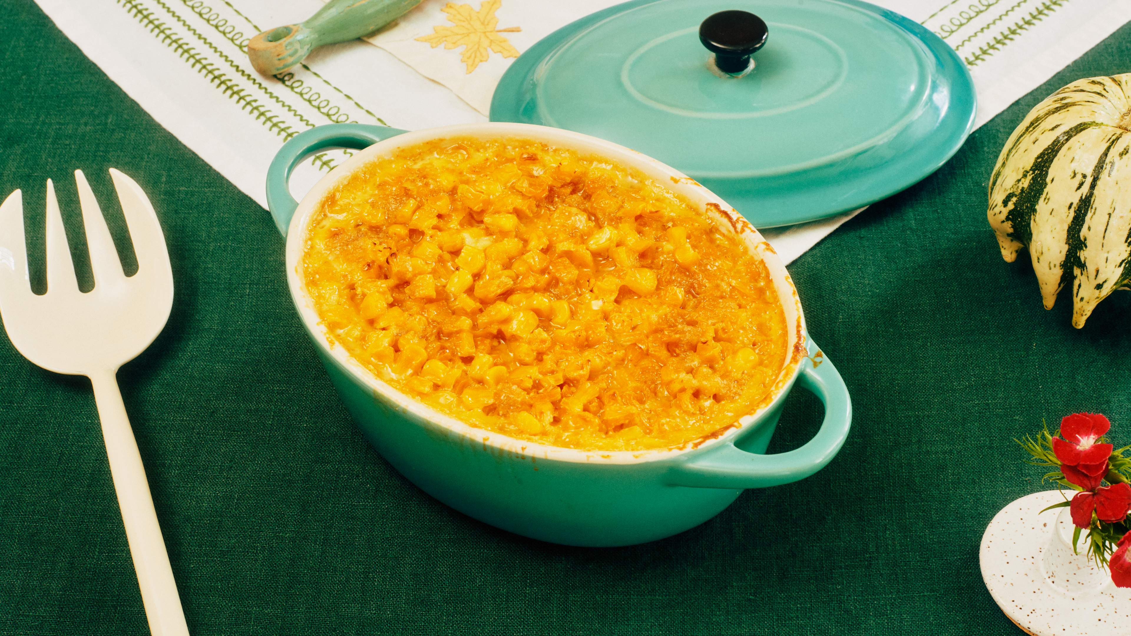 vegetarian corn souffle thanksgiving