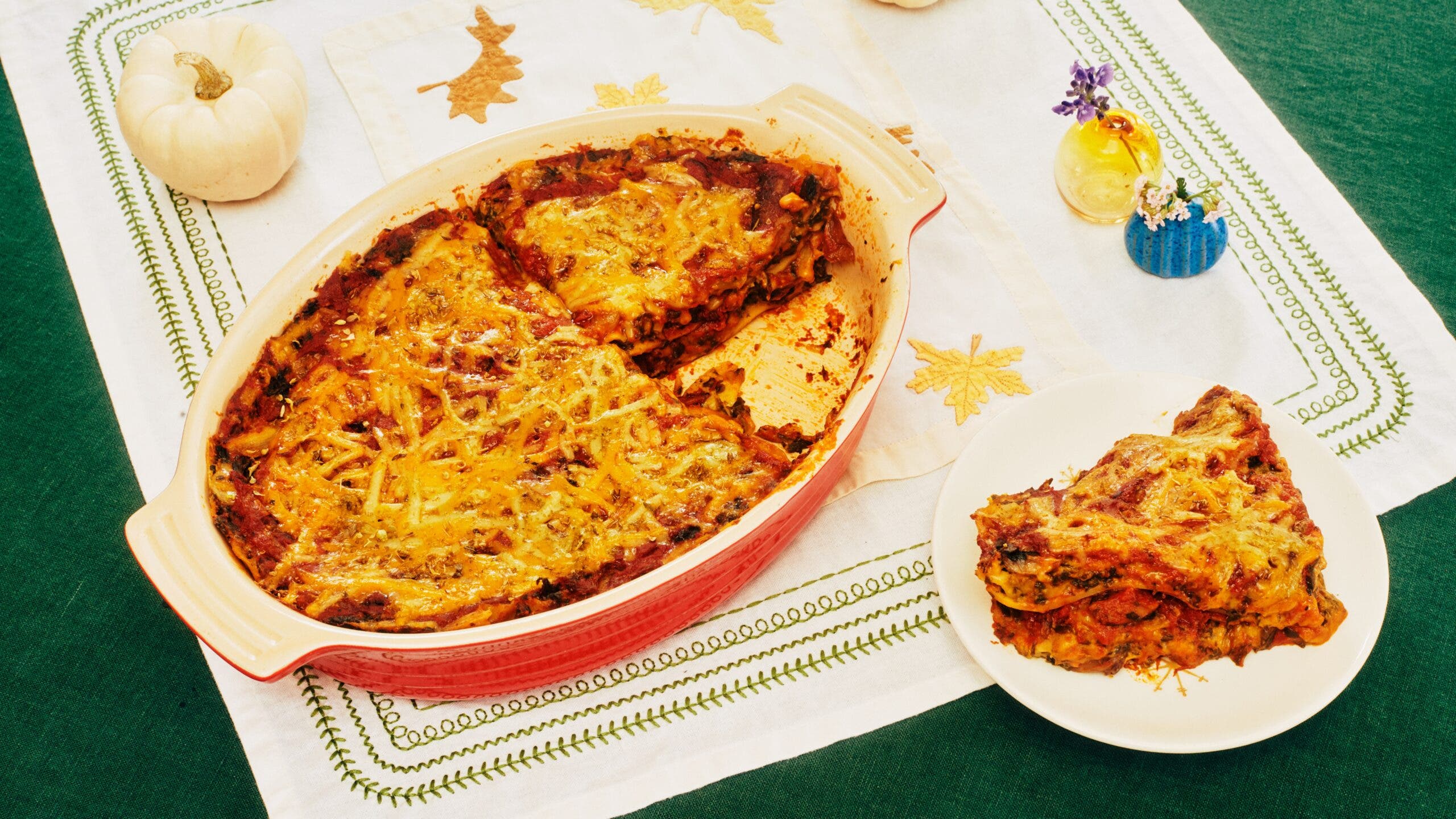 vegan lasagna Shenarri Freeman