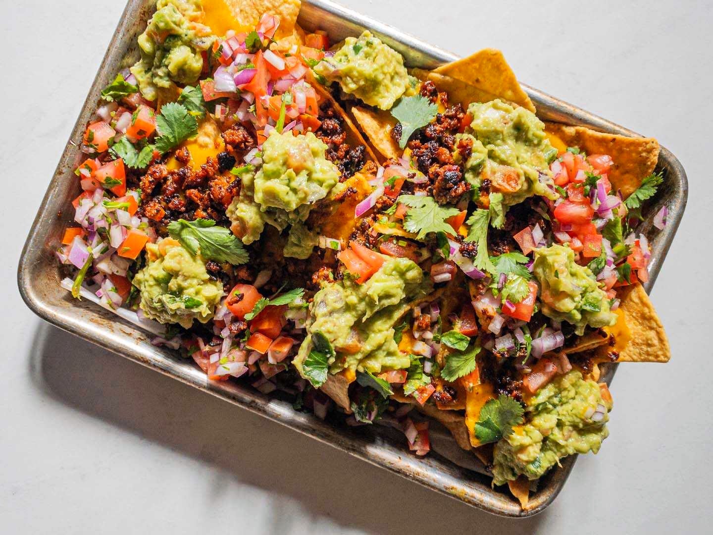 Vegetarian Loaded Nachos Recipe